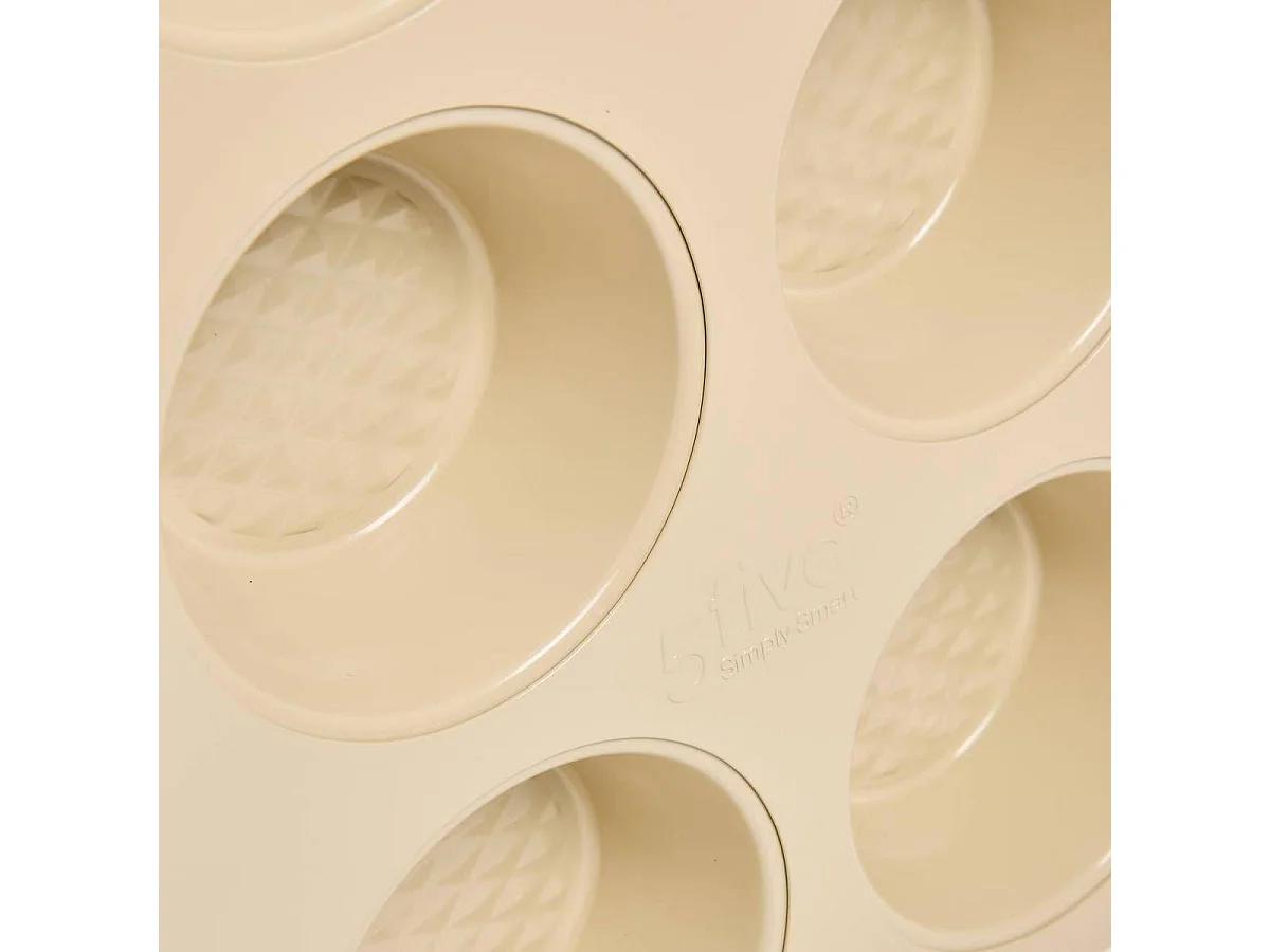 Moule à Muffins en Métal "Harmony" 35cm Beige