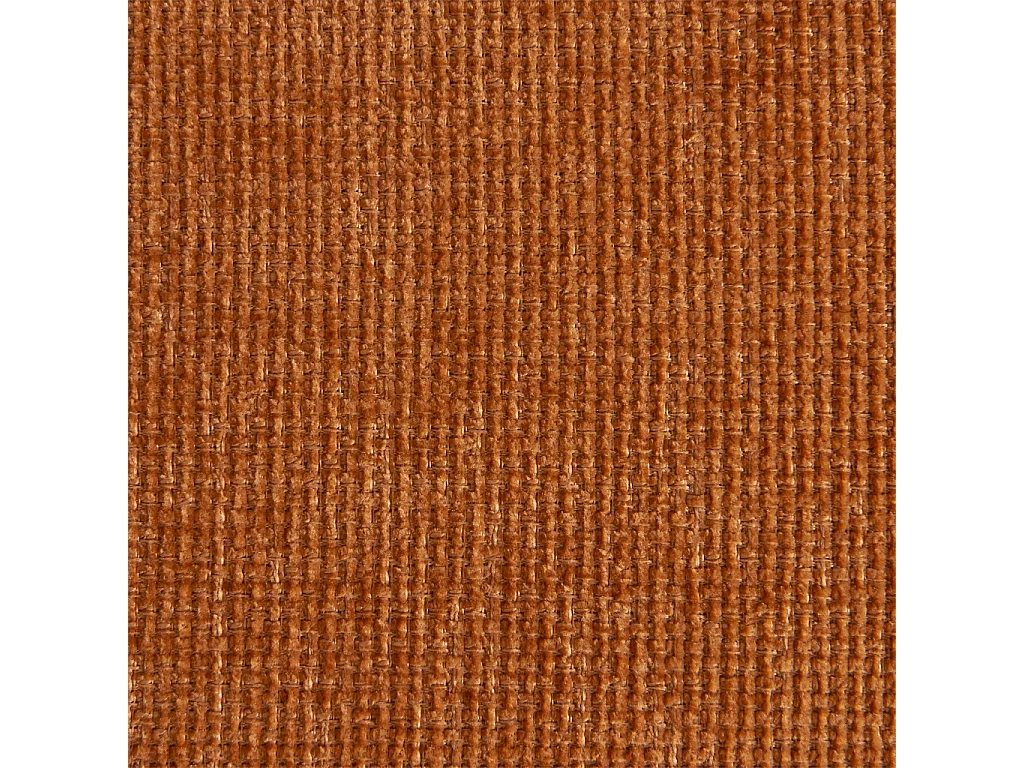 Sillón de tela con patas de madera de hevea óxido