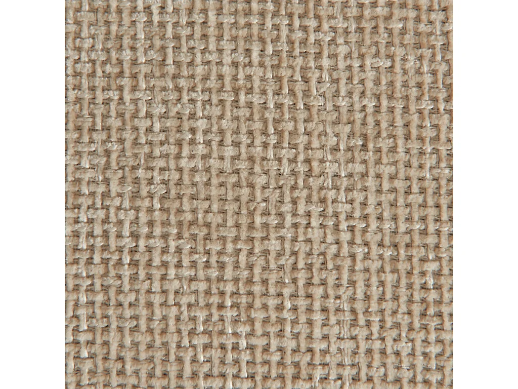 Fauteuil tissu pieds en bois d'hévéa 1 place beige - Dany