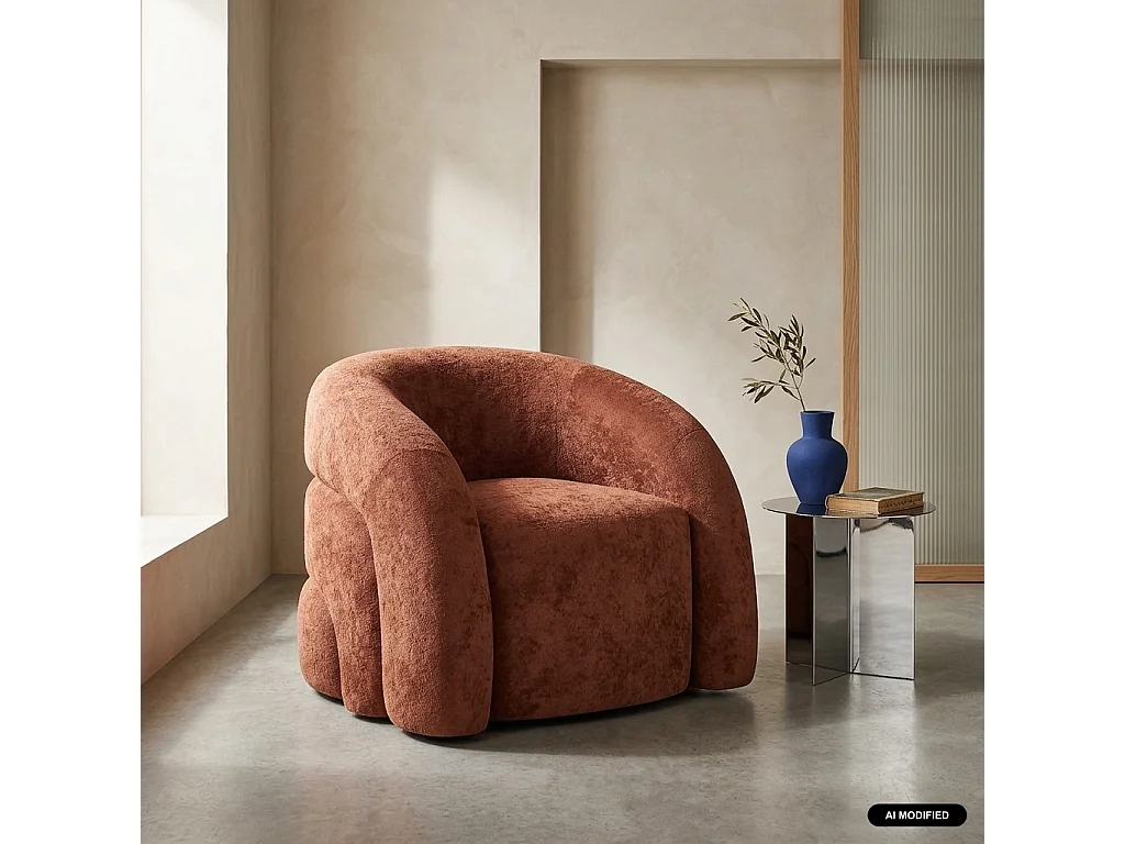 Sillón orgánico de tela