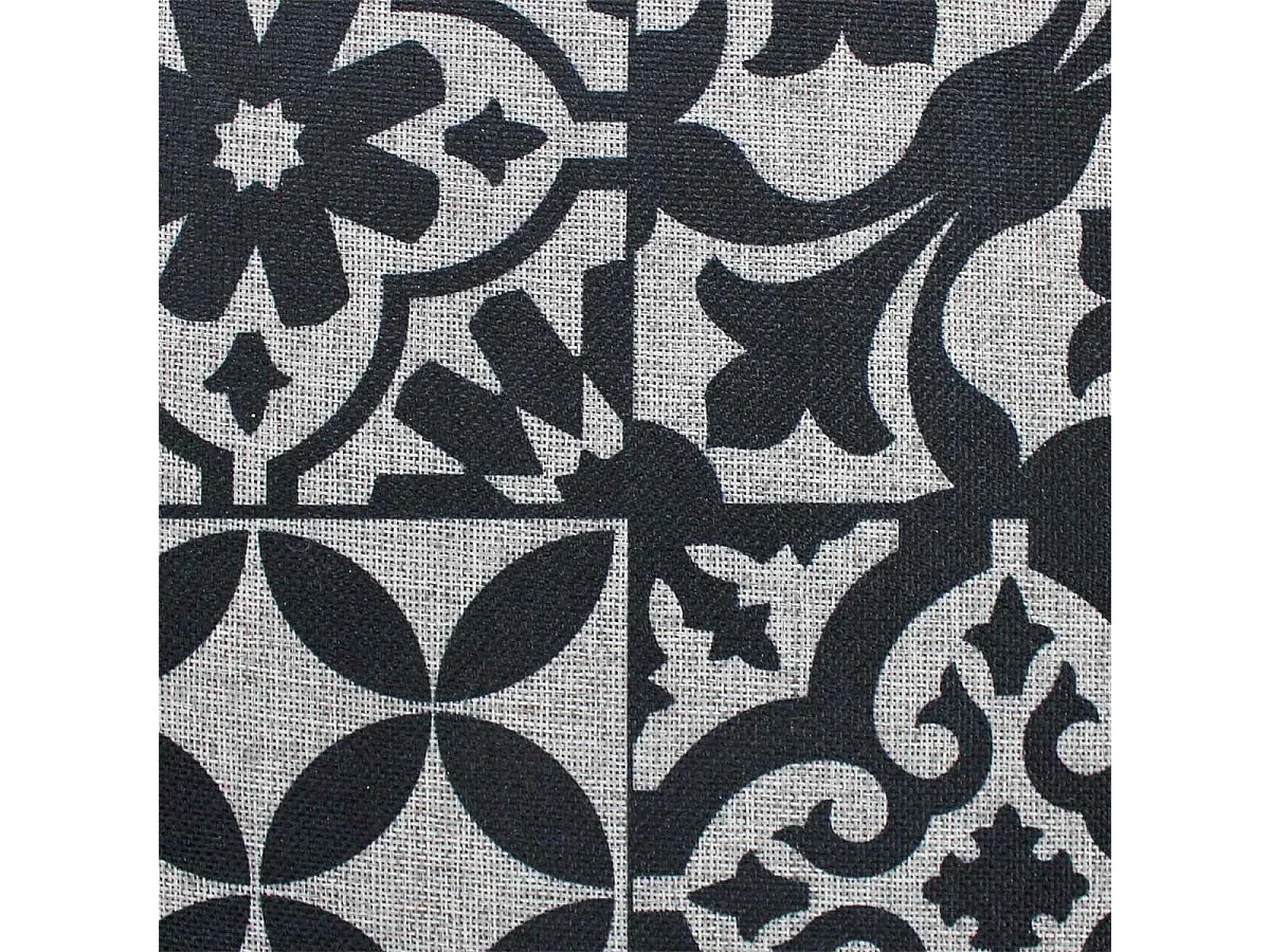 Tapis Tissé Imprimé "Bizancia" 45x75cm Gris