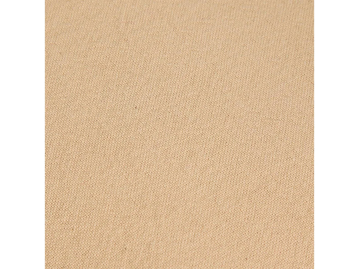 Coussin à Rayures Effet Jute "Laini" 45x45cm Naturel