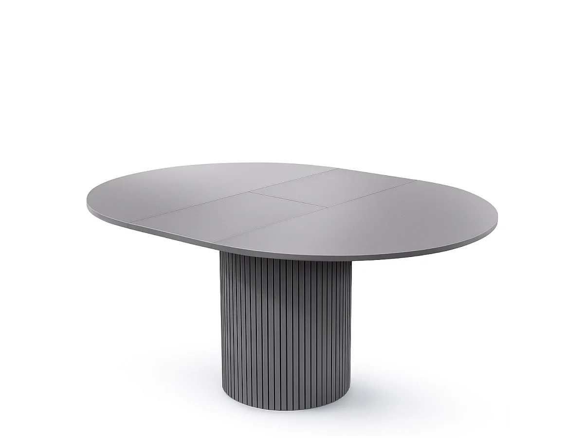 Table à Manger Extensible "Toscana" 120-160cm Gris