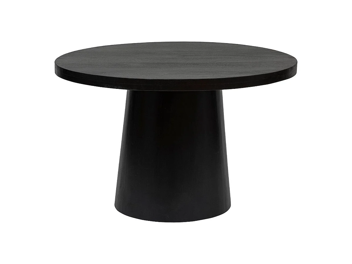 Table à Manger en Bois "Boki" 120cm Noir
