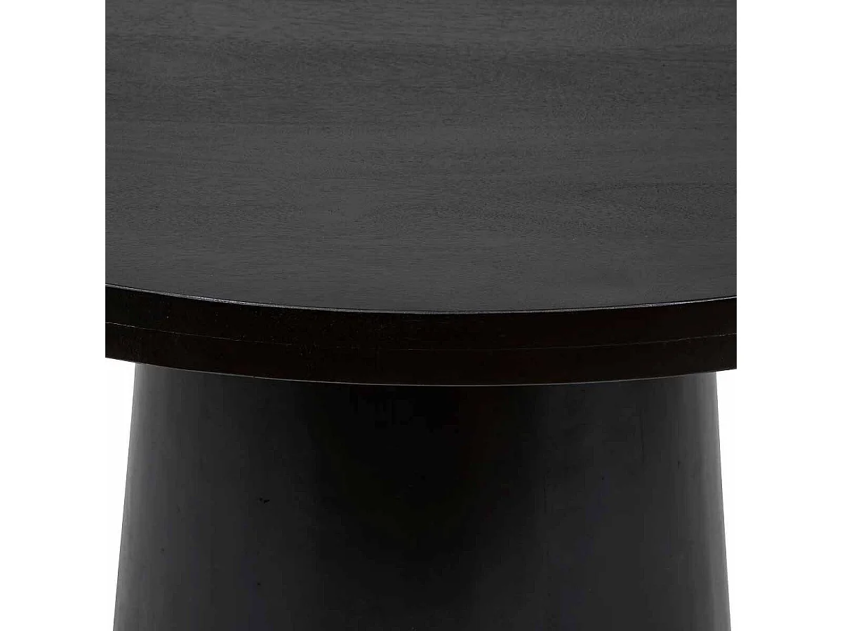 Table à Manger en Bois "Boki" 120cm Noir