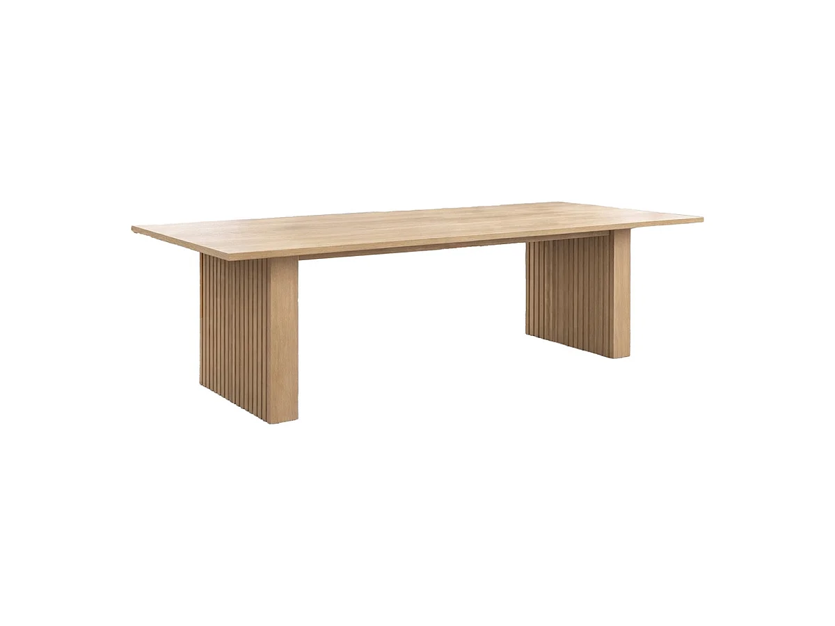 Table à Manger Extensible "Humle" 200-300cm Naturel