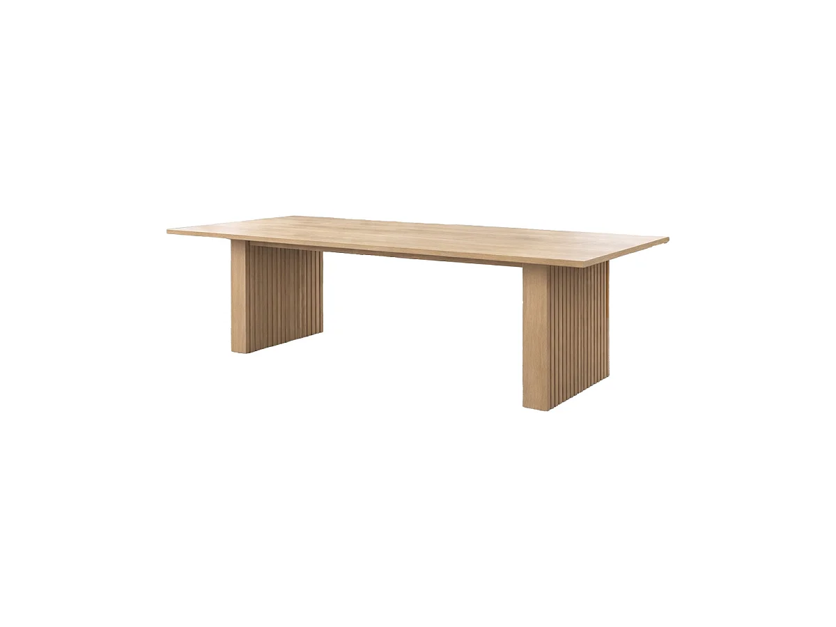 Table à Manger Extensible "Humle" 200-300cm Naturel