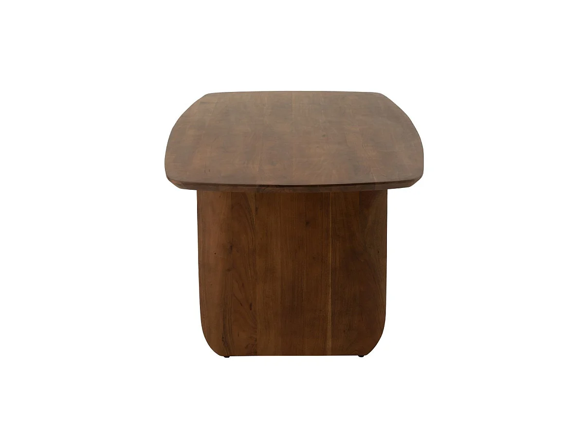 Table à Manger en Bois "William" 190cm Marron