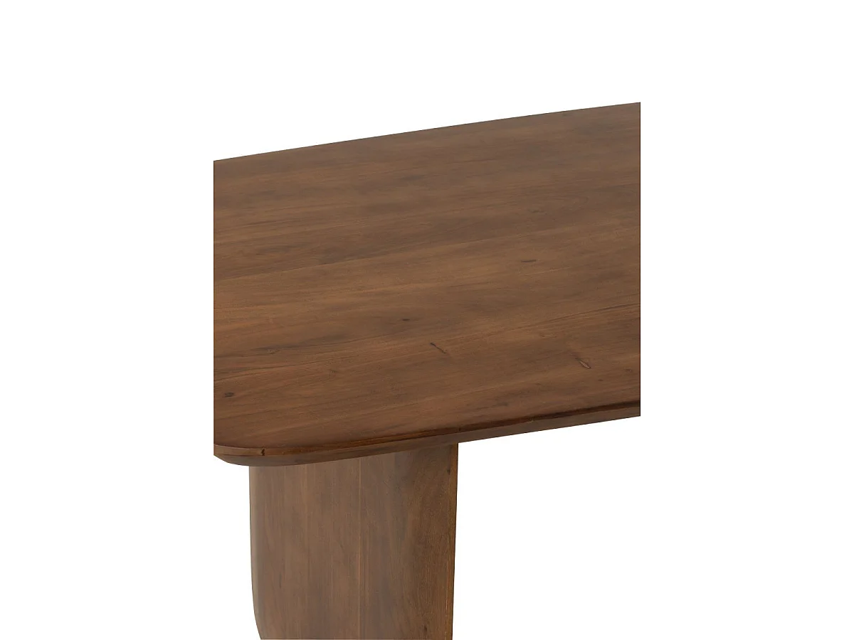 Table à Manger en Bois "William" 190cm Marron