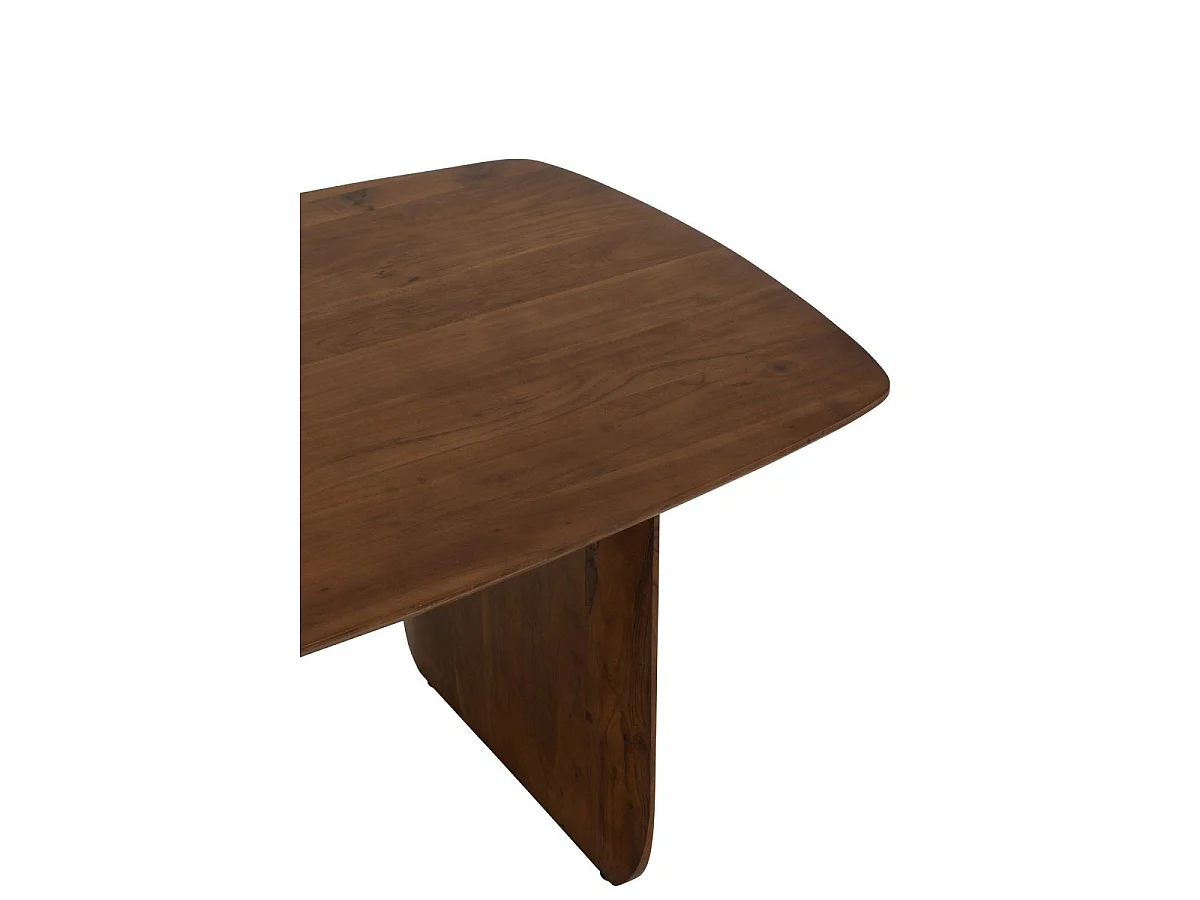 Table à Manger en Bois "William" 190cm Marron