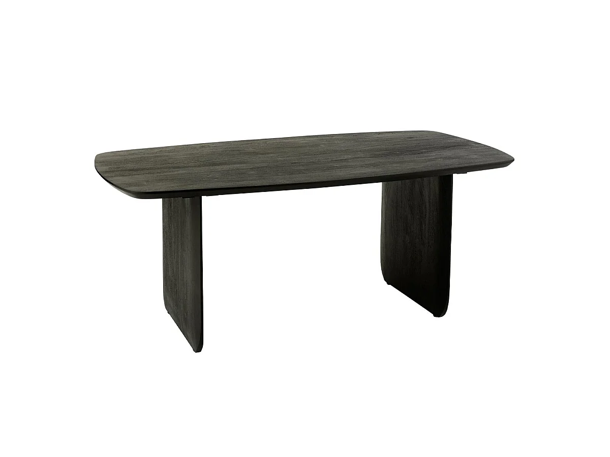 Table à Manger en Bois "William" 190cm Noir
