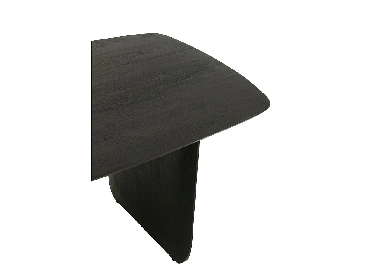 Table à Manger en Bois "William" 190cm Noir