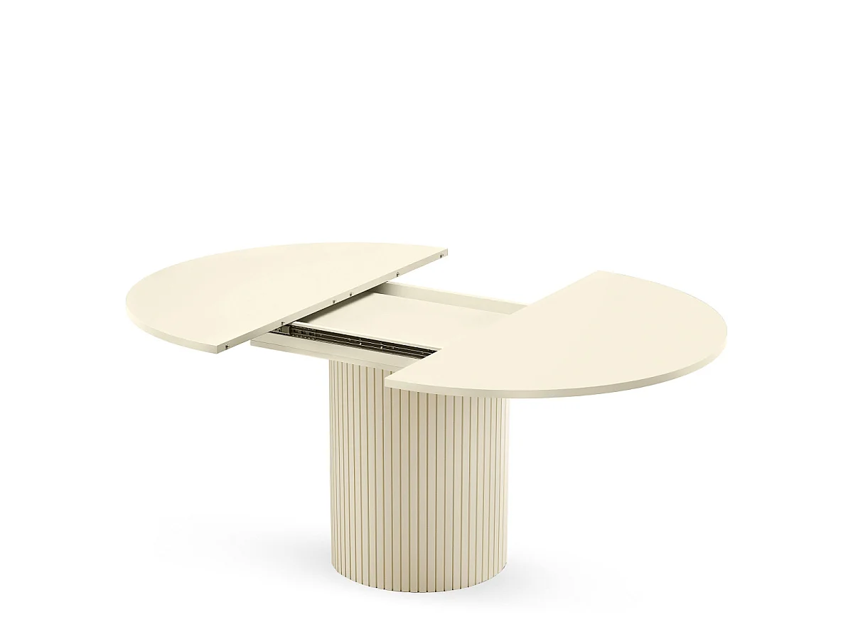 Table à Manger Extensible "Toscana" 120-160cm Beige