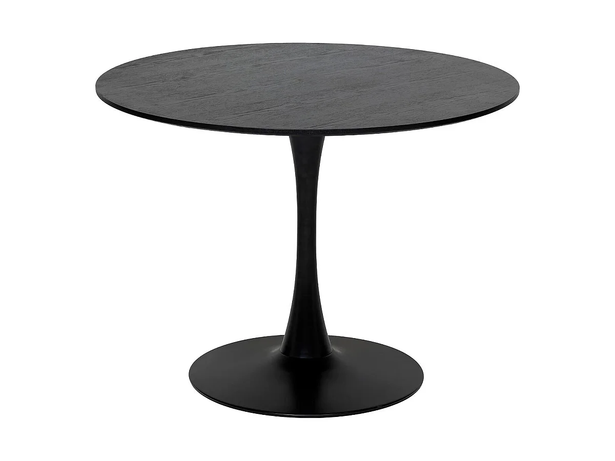 Table à Manger Design "Elias" 102cm Noir
