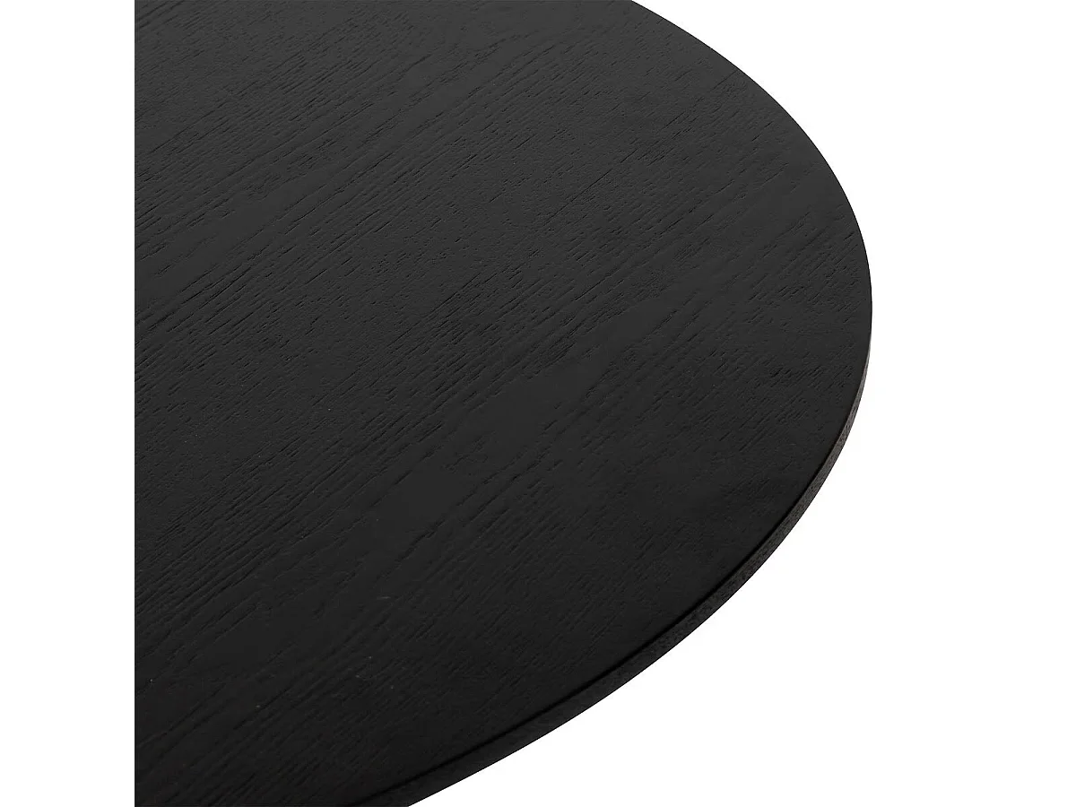 Table à Manger Design "Elias" 102cm Noir