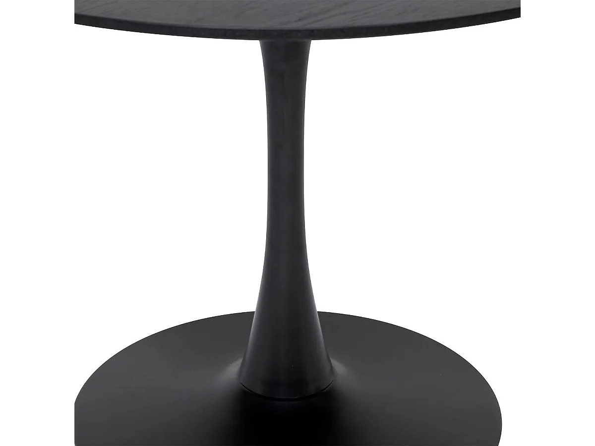 Table à Manger Design "Elias" 102cm Noir