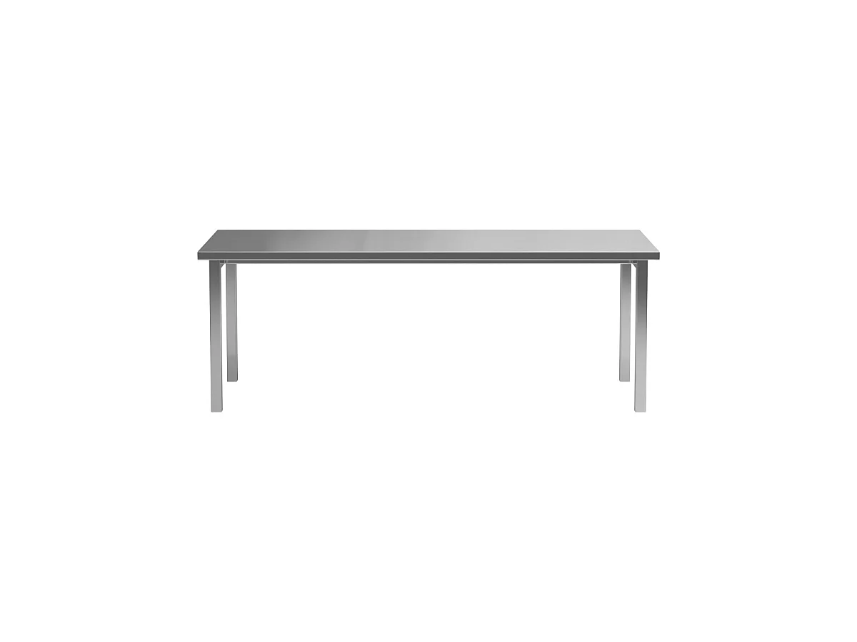 Table à Manger en Métal "Cilo" 210cm Argent