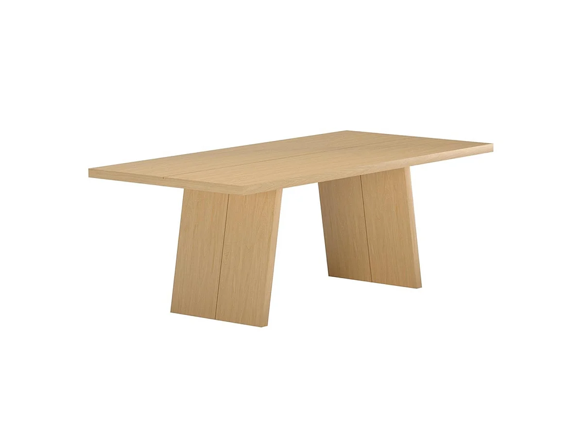Table à Manger Design "Logga" 210cm Naturel