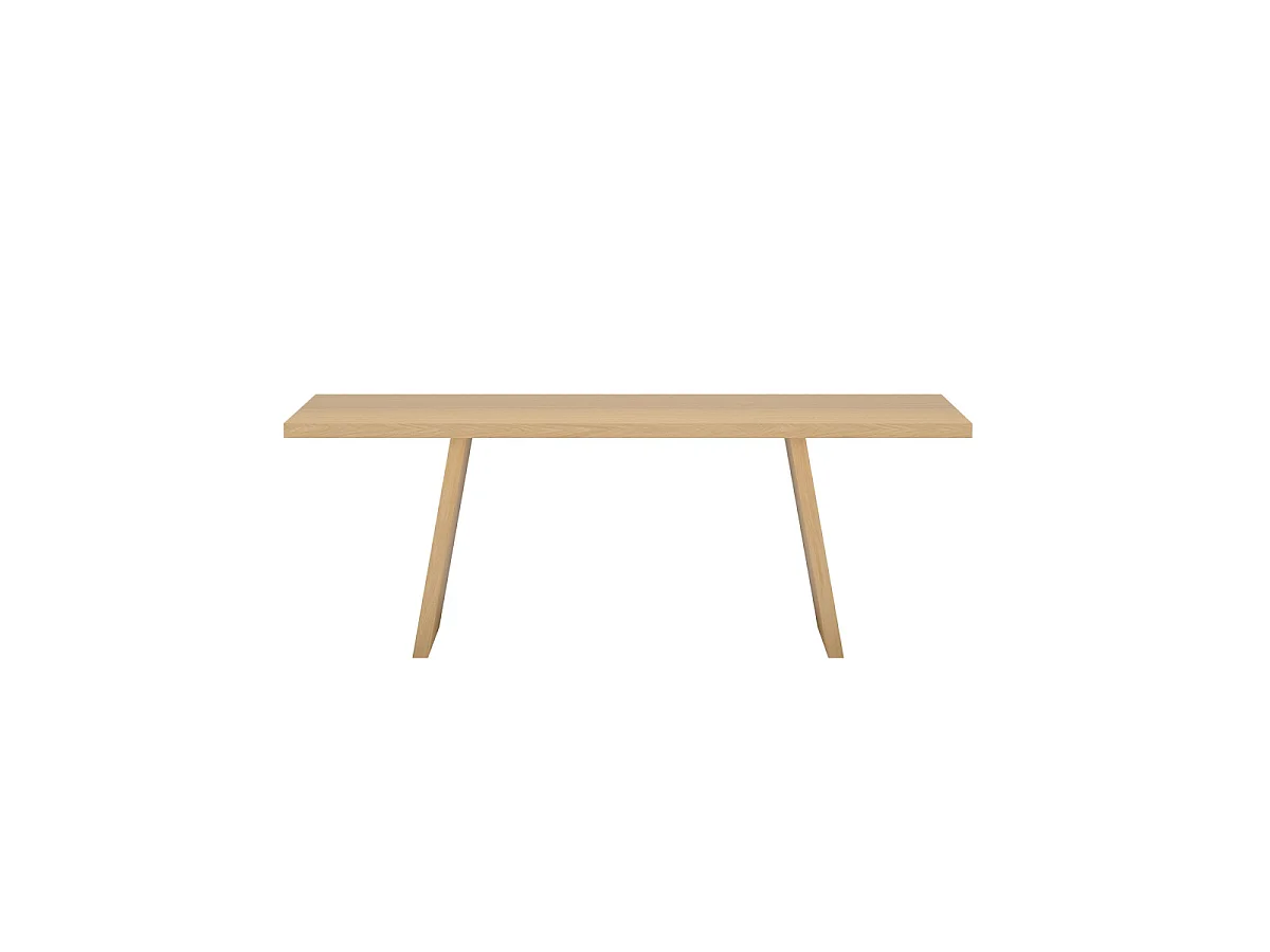 Table à Manger Design "Logga" 210cm Naturel