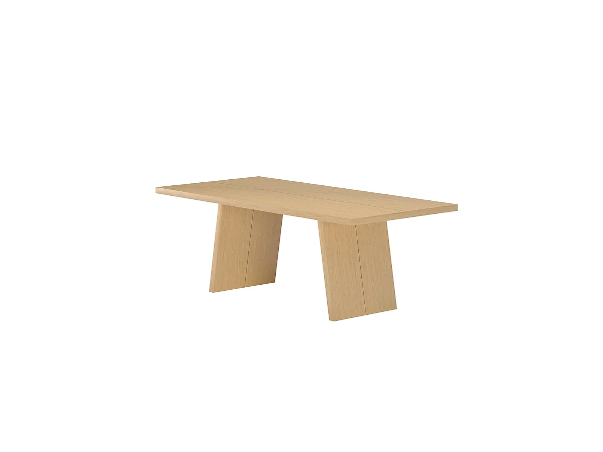 Table à Manger Design "Logga" 210cm Naturel