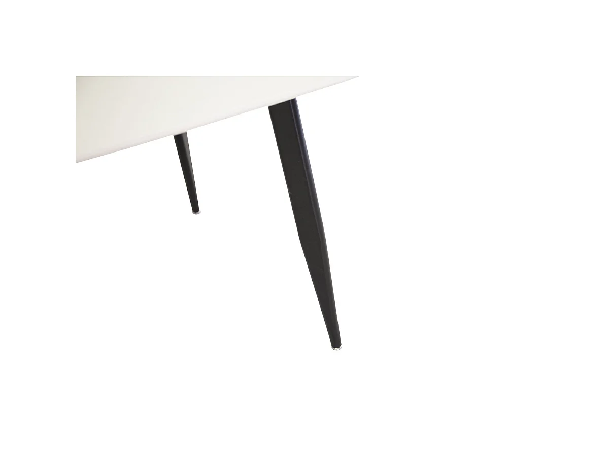 Table à Manger "Polar" 240cm Blanc & Noir
