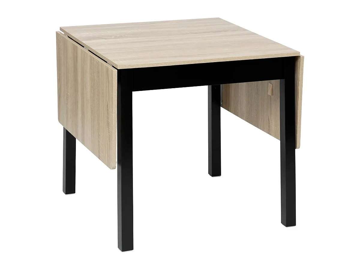 Table à Manger à Rabats "Extensible" 80-152cm Naturel