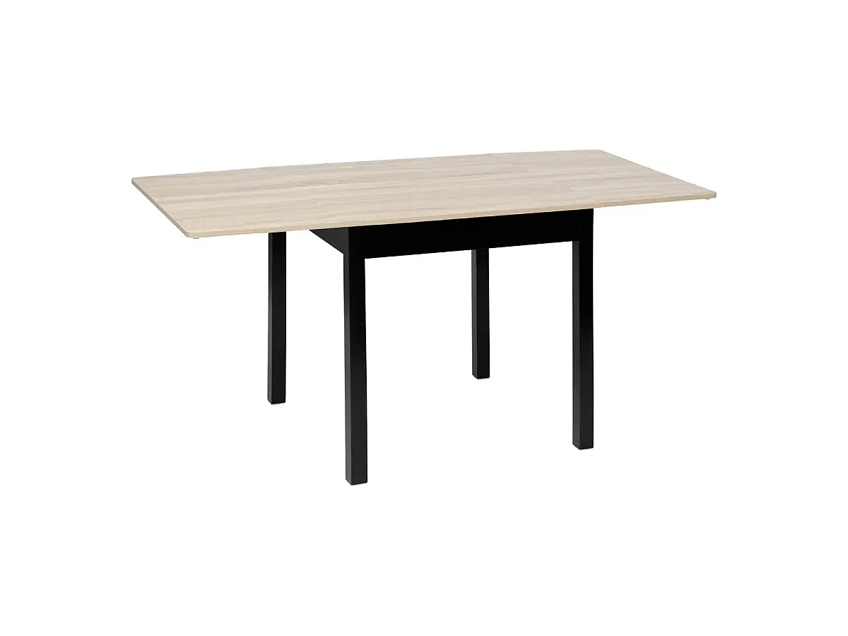 Table à Manger à Rabats "Extensible" 80-152cm Naturel