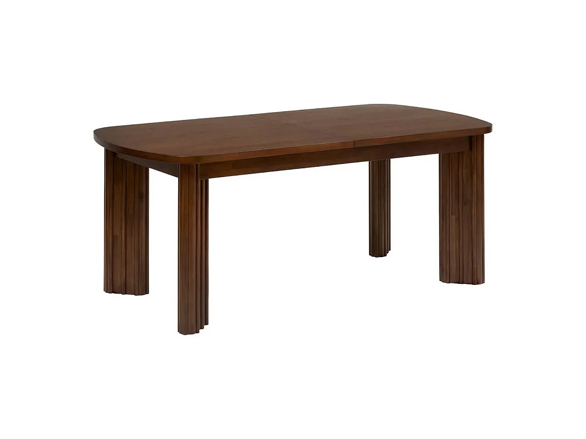 Table à Manger Extensible "Rikaya" 180-230cm Marron