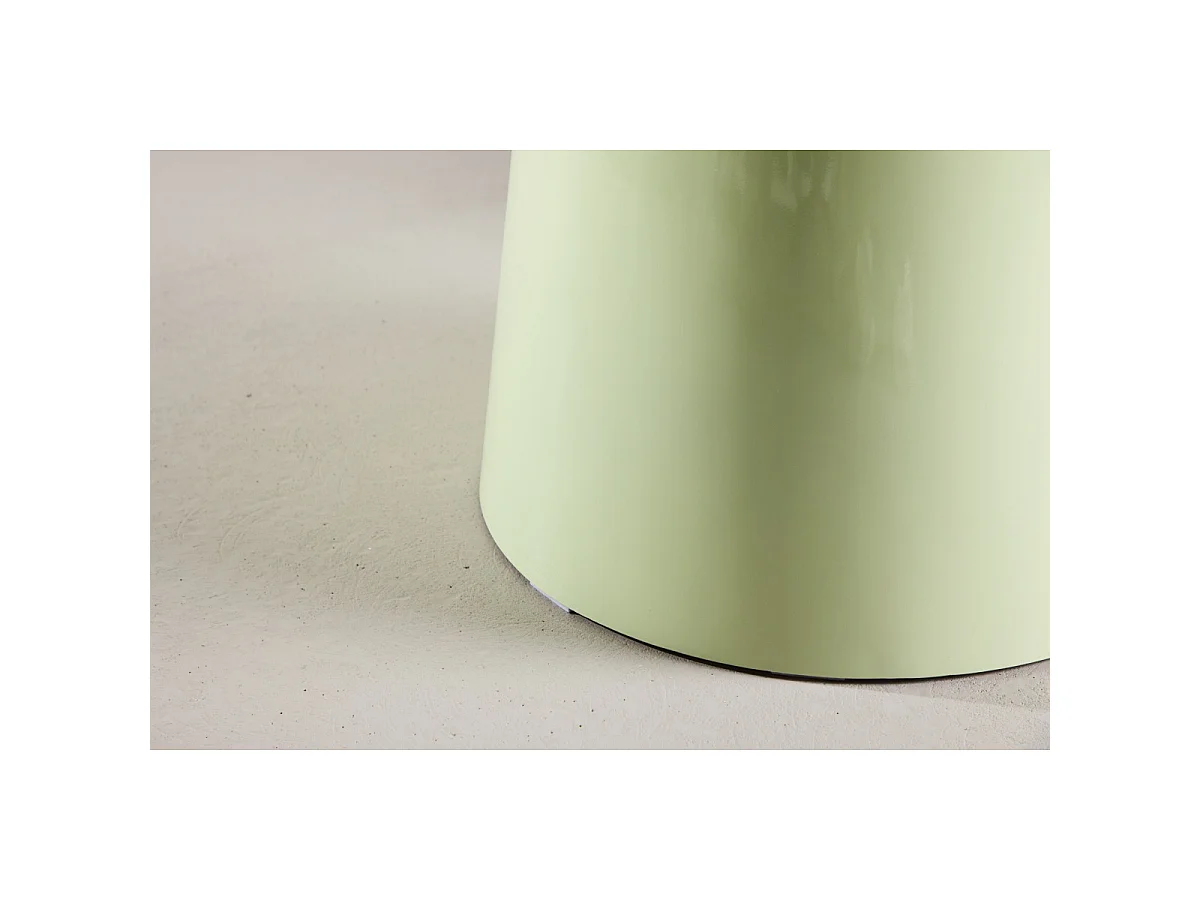 Table à Manger Ronde "Lanzi" 120cm Vert Clair