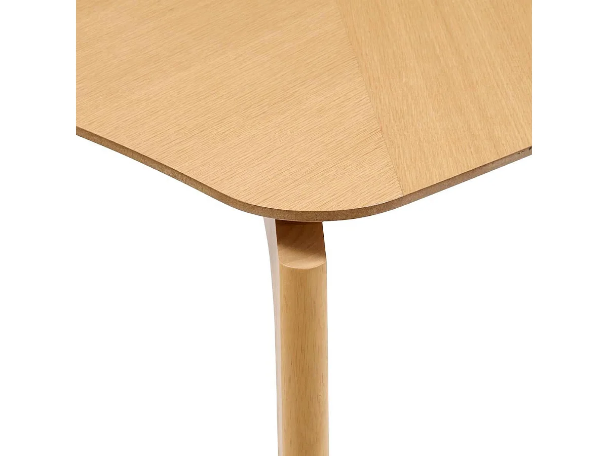 Table à Manger en Bois "Ilona" 90x180cm Sable