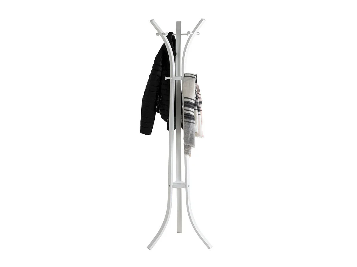 Porte-Manteau en Métal "Tilla" 174cm Blanc