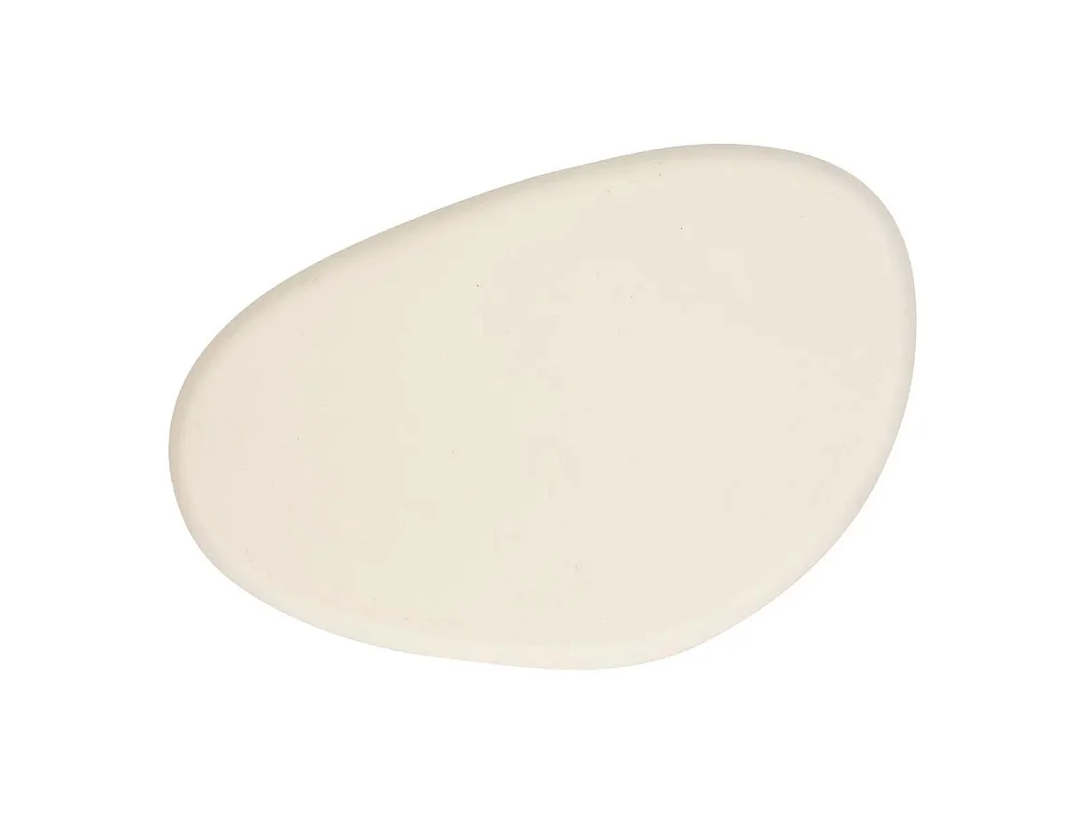Lot de 4 Patères Organiques "Karen" 10cm Ivoire