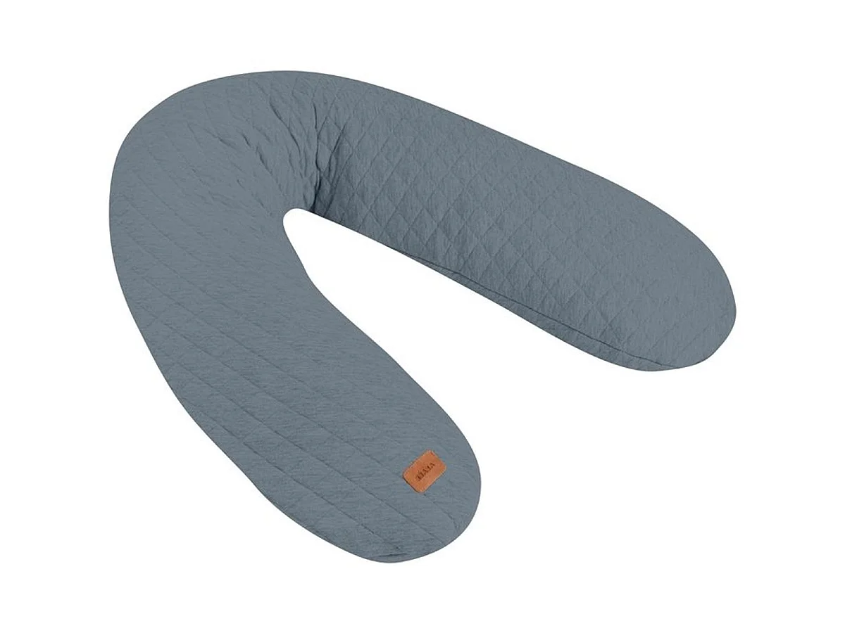 Oreiller de maternité complet BEABA Big Flopsy™ Fleur de Coton 170 cm - Gris mineral