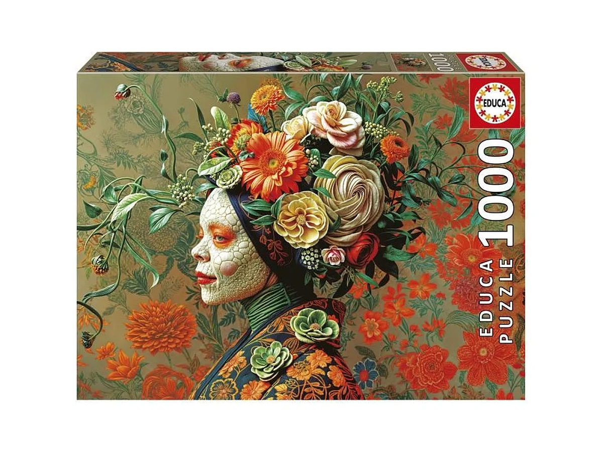Puzzle EDUCA Reine Lézard - 1000 pièces, 48 x 68 cm