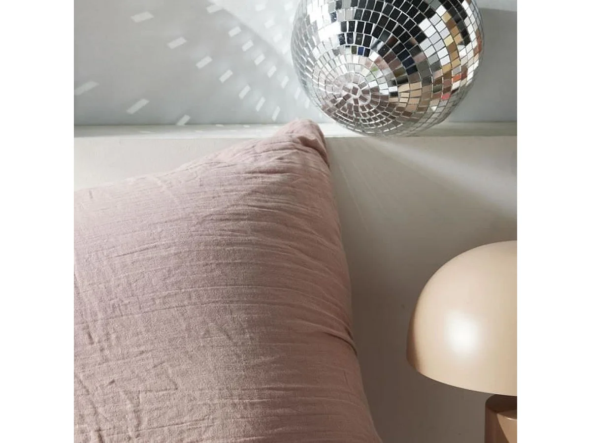 TODAY Eenpersoons Beddengoed Set van Katoengaas 140x200 cm - Roze Zand