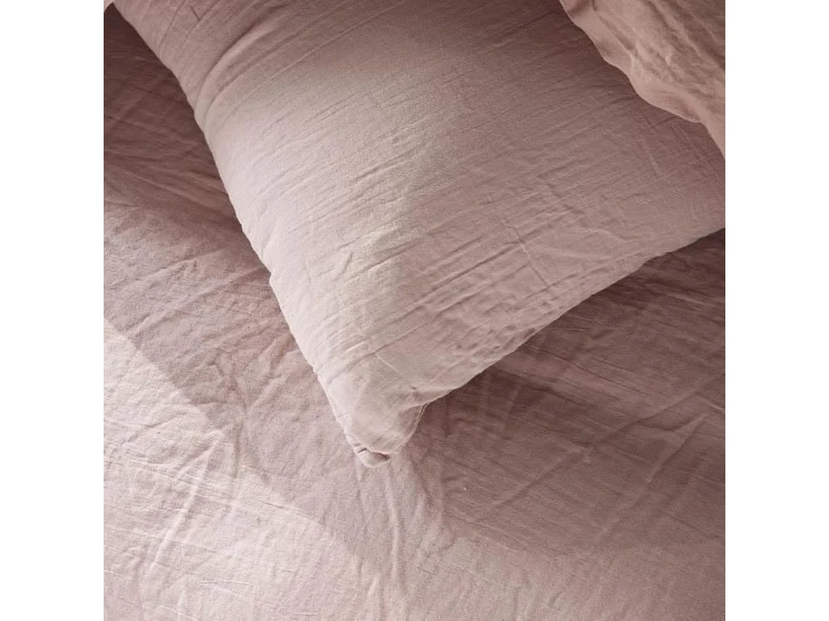 TODAY Eenpersoons Beddengoed Set van Katoengaas 140x200 cm - Roze Zand