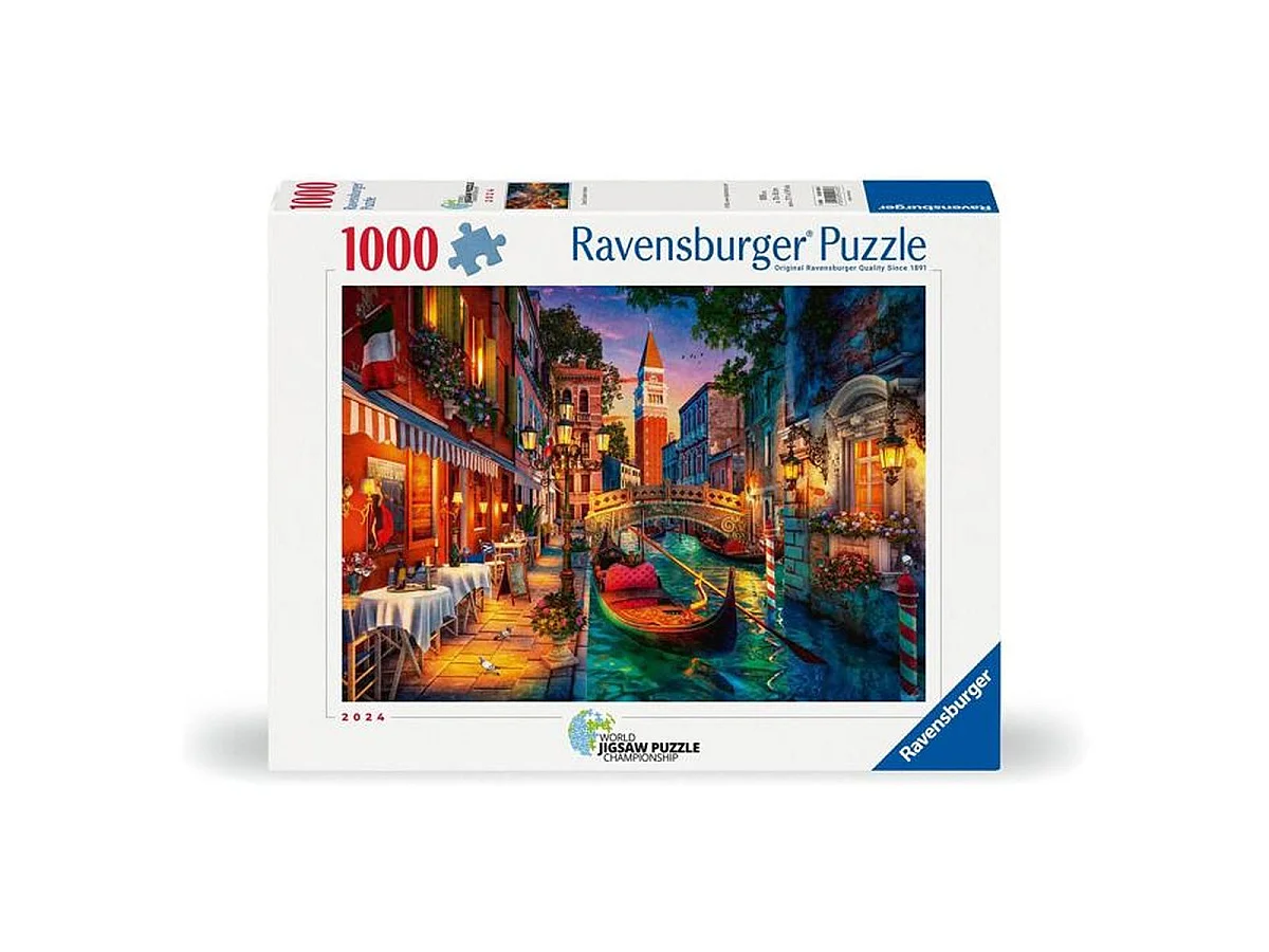 Ravensburger Puzzle 1000 pièces - Croisière sur les canaux de Venise (70 x 50 cm)