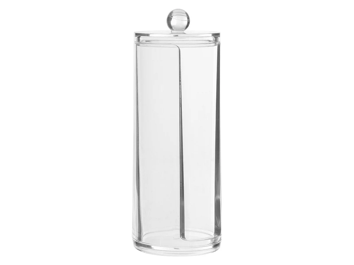 Distributeur de Coton "Selena" 20cm Transparent