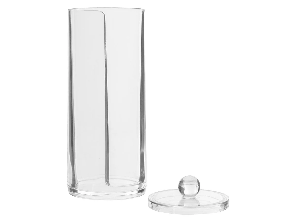Distributeur de Coton "Selena" 20cm Transparent