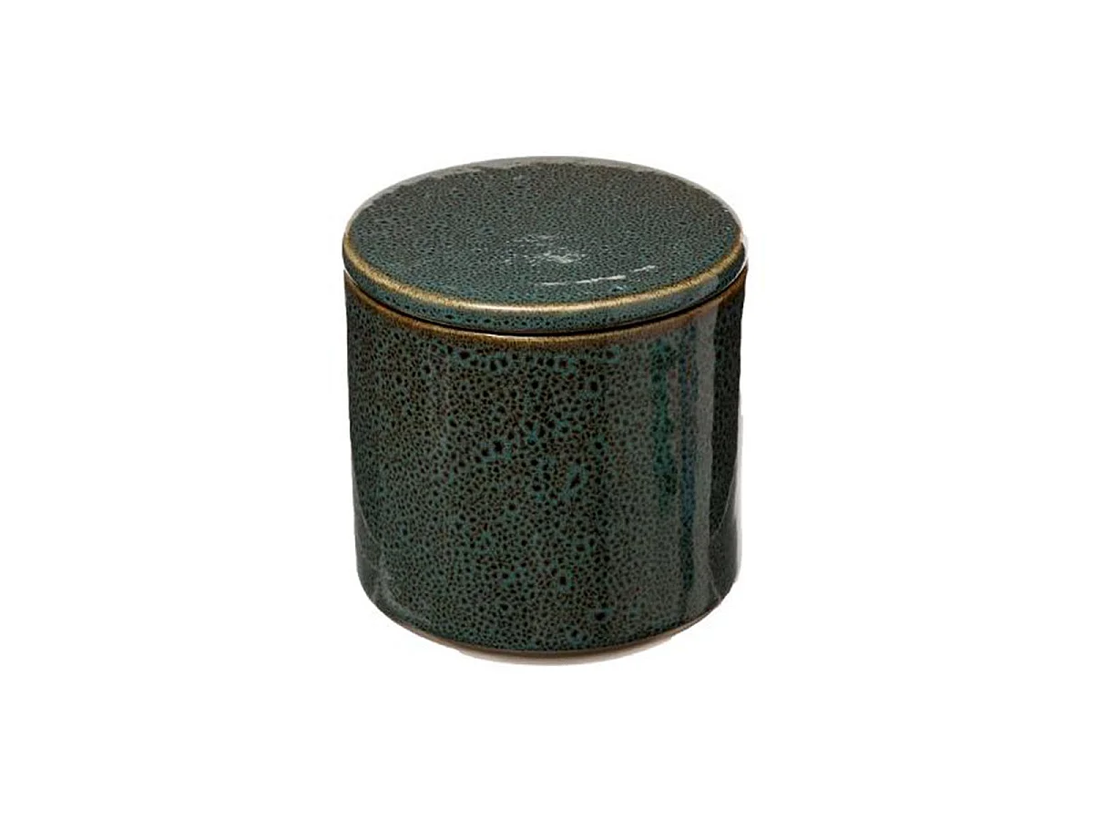 Pot à Coton Design "Green Harmony" 10cm Vert