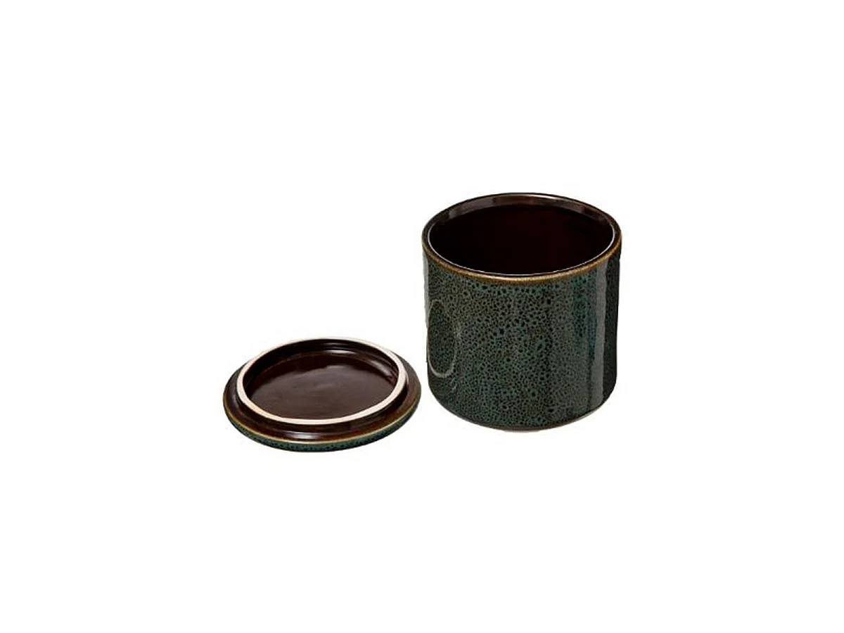 Pot à Coton Design "Green Harmony" 10cm Vert