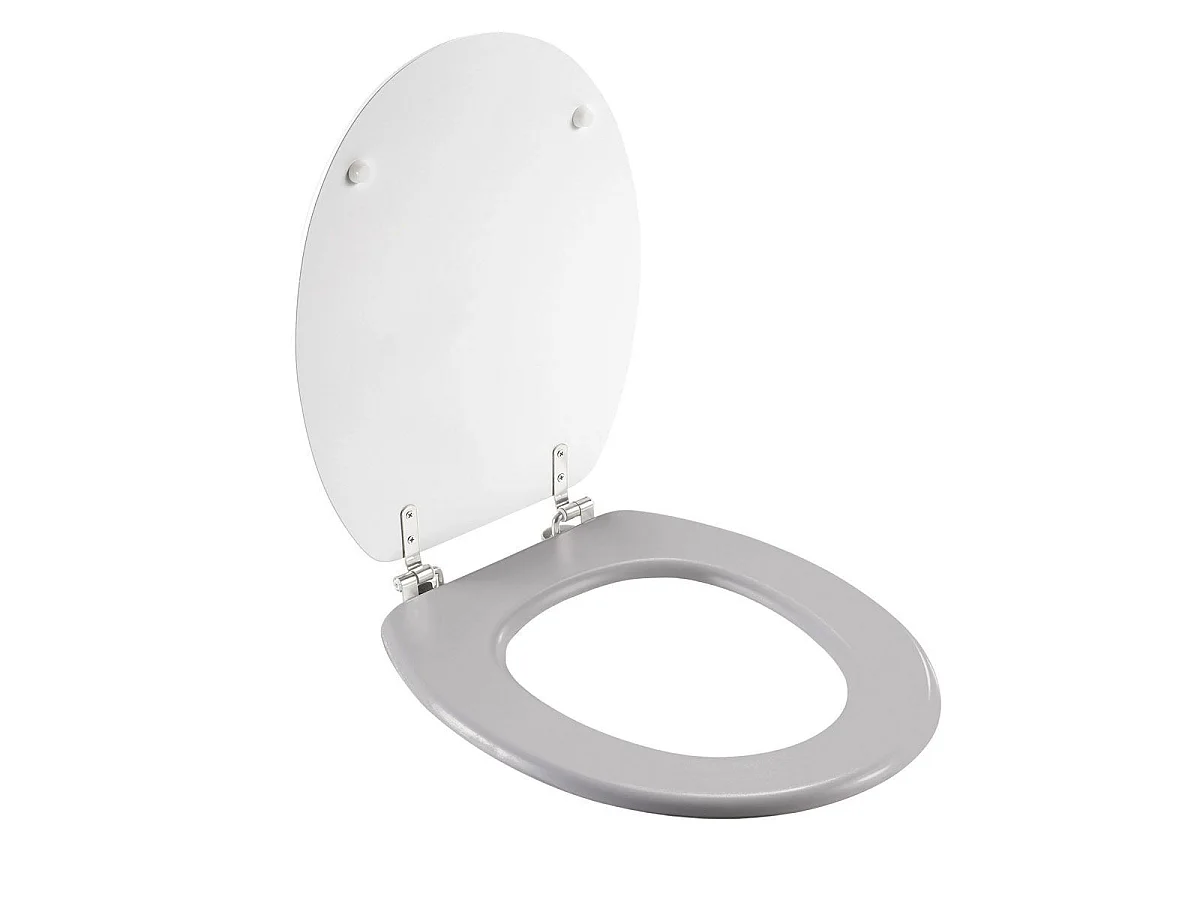 Abattant WC Imprimé "Amber" 46cm Gris