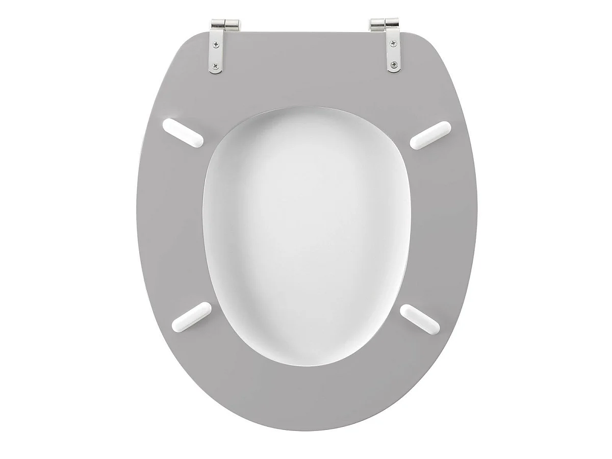 Abattant WC Imprimé "Amber" 46cm Gris