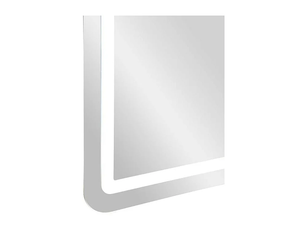 Miroir Mural LED "Simple" 80cm Argent