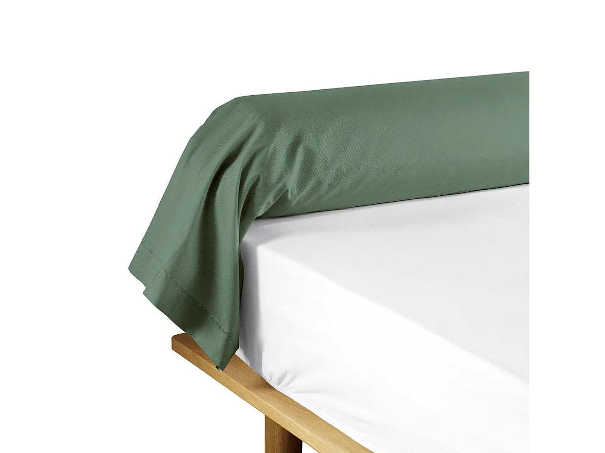 Taie de Traversin "Lina" 85x185cm Vert Cèdre