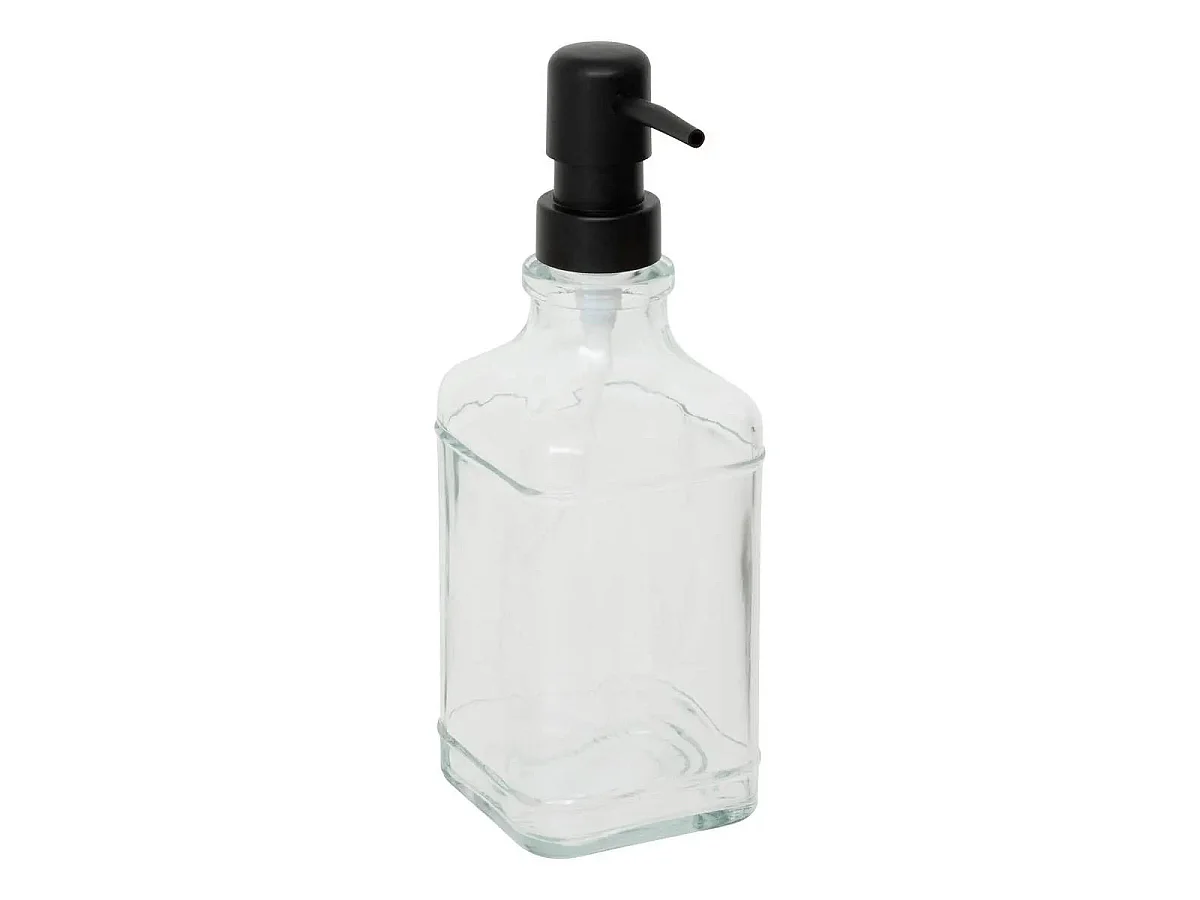 Distributeur de Savon & Liquide Vaisselle "Black Edition" 23cm Noir