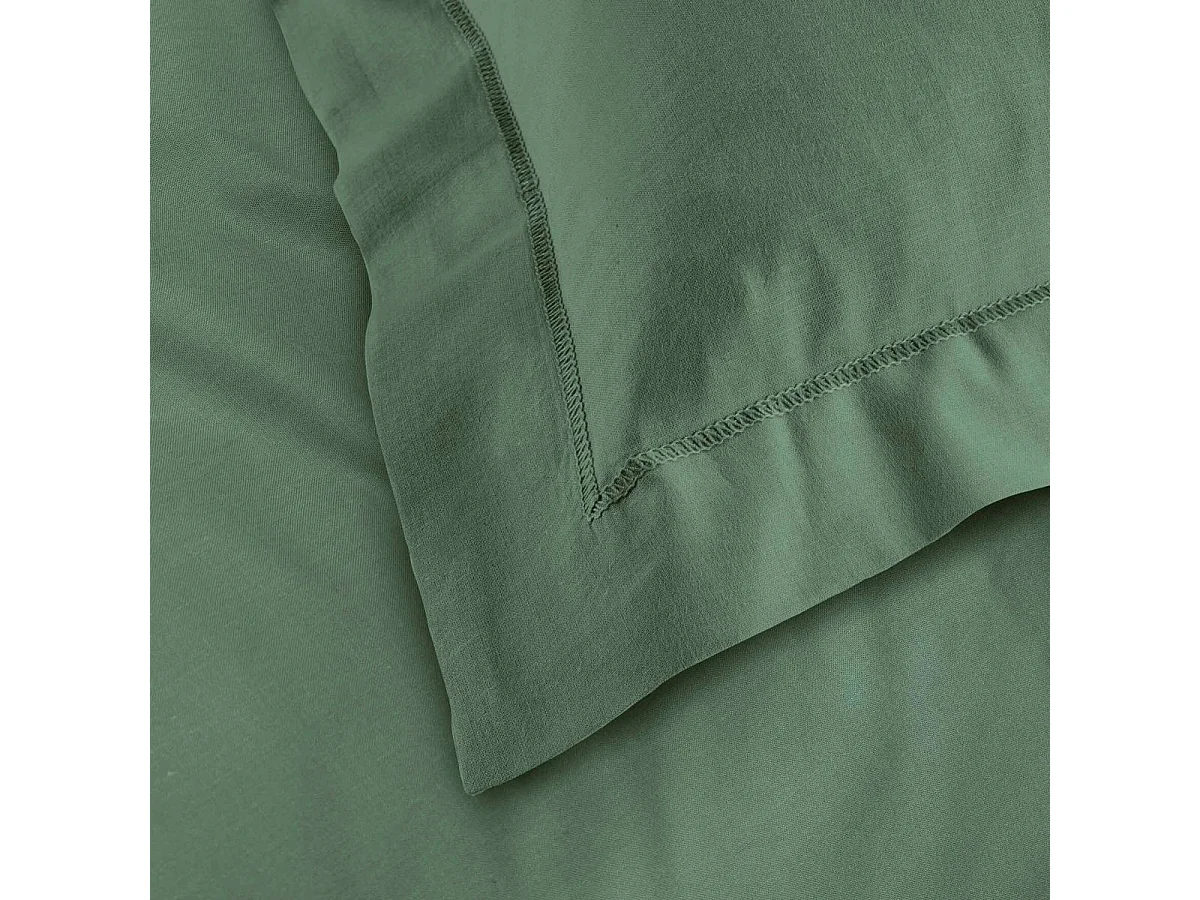 Taie d'Oreiller "Lina" 63x63cm Vert Cèdre