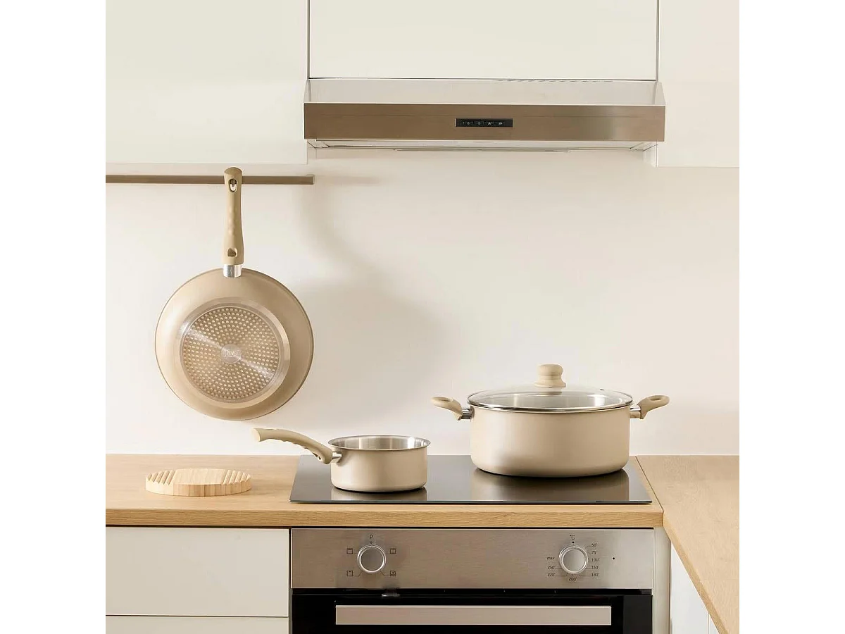 Casserole en Inox "Solstice" 16cm Beige