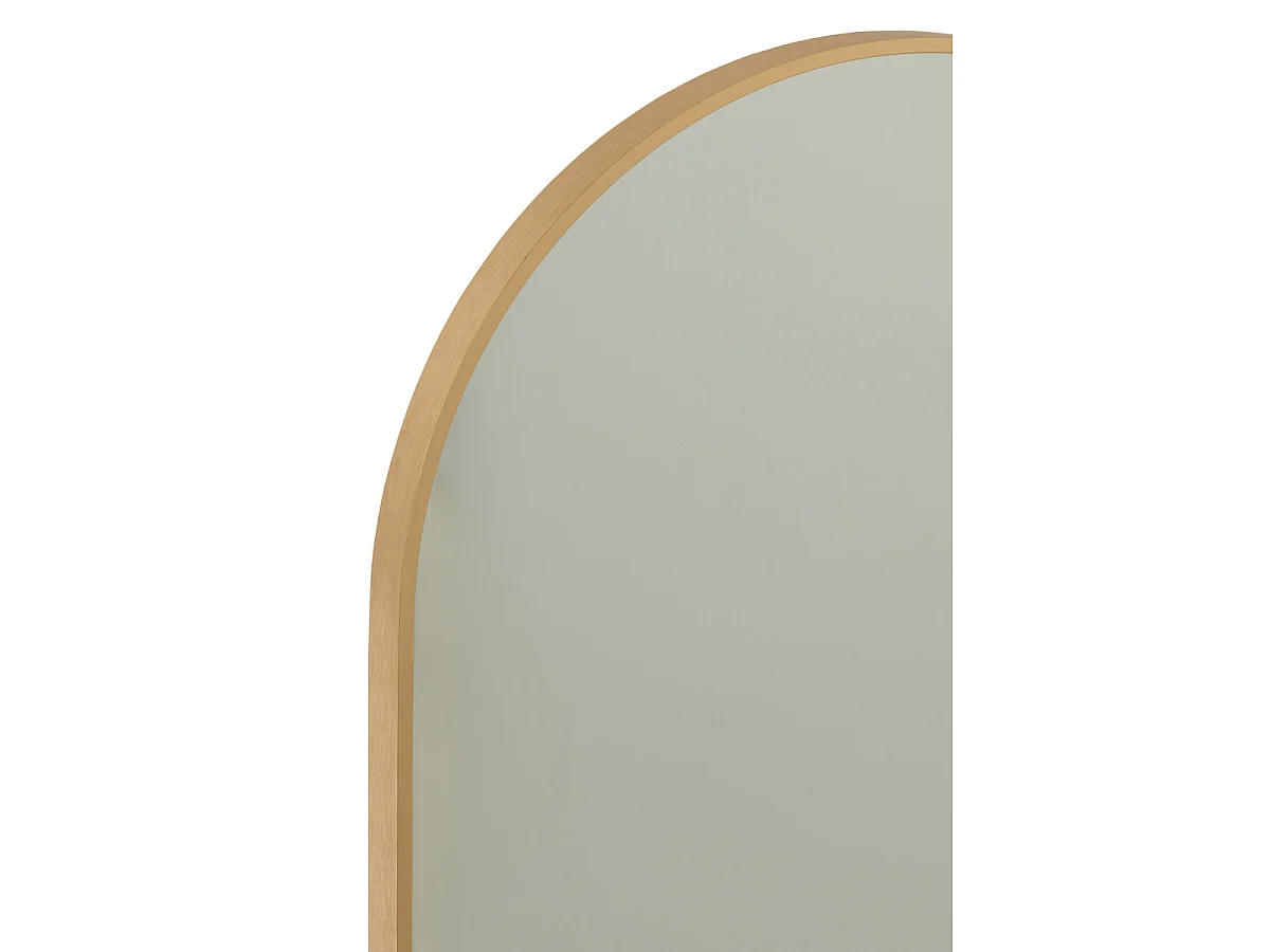 Miroir Mural Ovale "Grale" 100cm Or