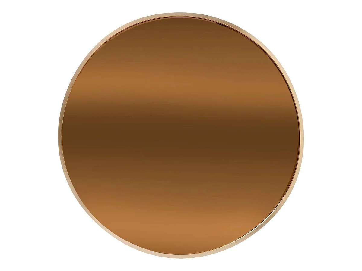 Miroir Mural Design "Alice" 50cm Ambre